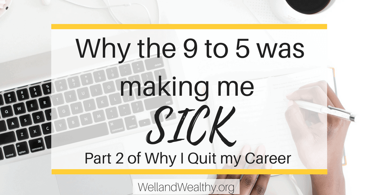 In this post I explain why the 9 to 5 was making me sick. Dealing with multiple chronic health issues I spent all my free time recovering, but never healing... | Chronic illness | Running out of spoons | Chronic health problems | Chronic health issues | Burnt out | Choose recovery | Work from home | Choose health |