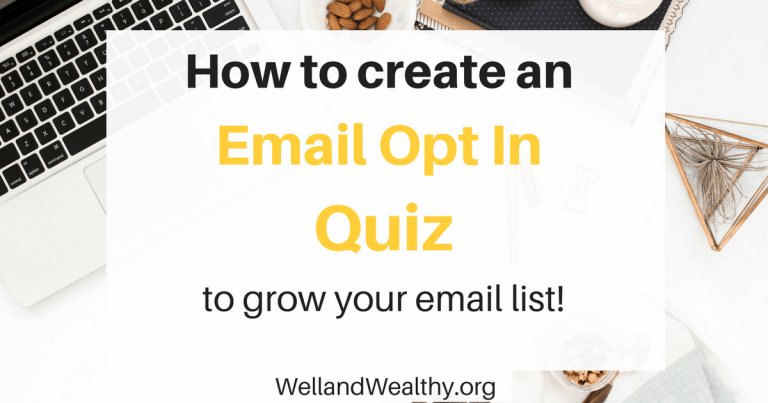 How To Create An Email Opt In Quiz To Grow Your Subscriber List!