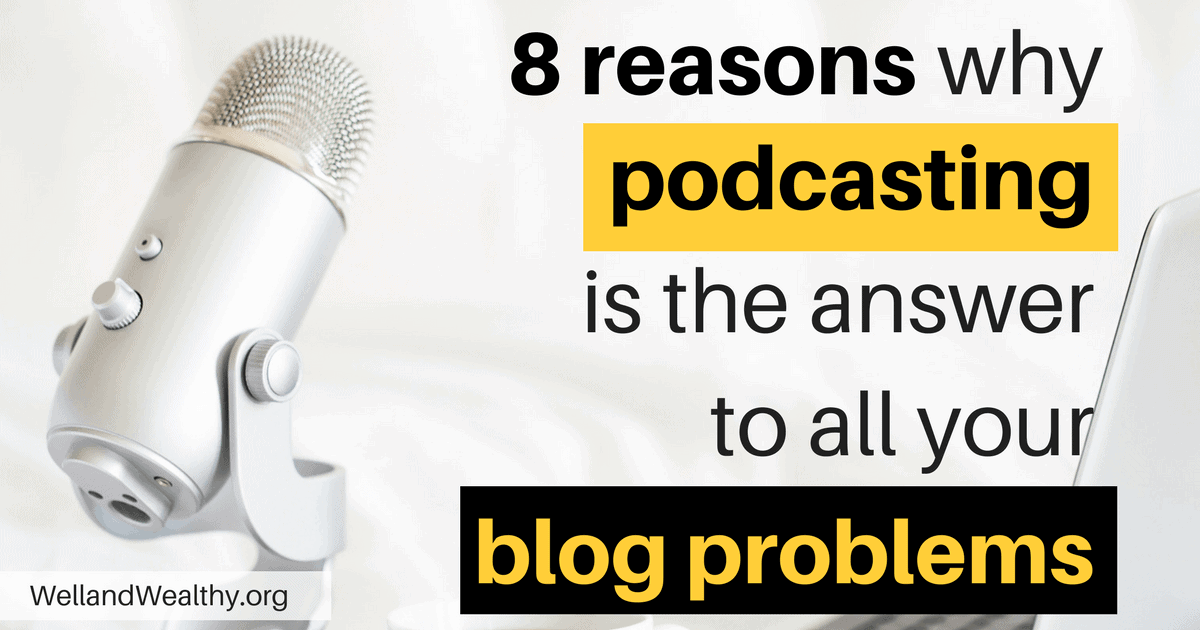 Podcasting is hot right now. But did you know that podcasting could be the quick and dirty answer to getting that blog traffic and monetizing. Find out how and why you NEED to be in podcasting in this post! | How to start a podcast | Podcasting for women | Podcasting microphone | Podcast tips | Blog podcast tips | How to increase blog traffic | How to monetize your blog |