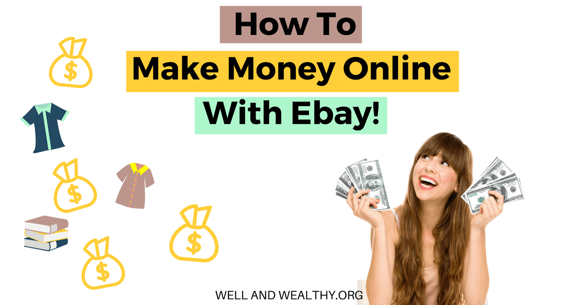 Want to know how to make money online just by cleaning out your closet? Learn how I made over $500 in 30 days by selling my junk online using eBay! In this blog post I teach you how to make money online fast and from home easily by selling your junk, so click this post to learn how to make money selling on eBay! #makemoneyonline #makemoneyfromhome #makeextramoney