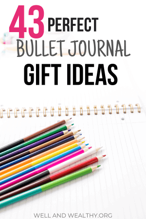 Best Bullet Journal Gift Ideas Pinterest Image