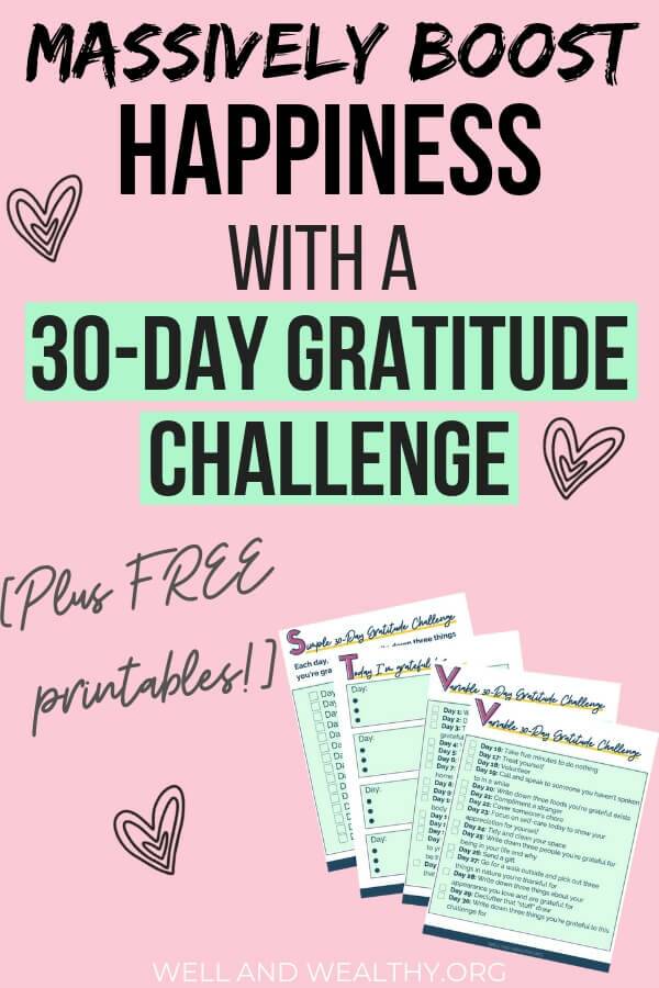 30-day gratitude challenge