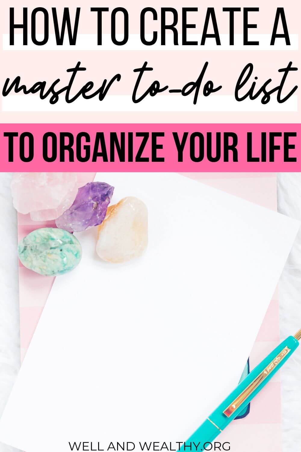 Want to learn my secret to getting everything done? How I get organized and how you can organize everything in your life? Then you need this post where I teach you how to organize your life with a master to do list! Plus grab your master to-do list FREE printable. No more confusion over organization, time management, gaining motivation, or anything else. A master to-do list handles everything and will become your secret productivity weapon! #todolist #getorganized #printable #organizing