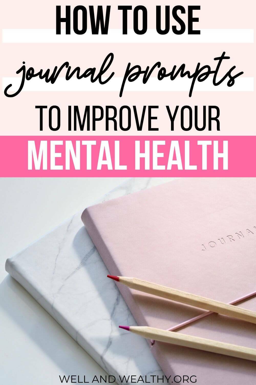 Looking for mental health journaling prompts? Whether you’re searching for daily journaling prompts for happiness to help in overcoming depression, daily journaling prompts for anxiety or mental health journal prompts ideas this post has it all! Inspiration for creative, self-love prompts for beginners, for depression or for mindfulness! PLUS grab your FREE journaling prompts PDF and 30-Day Journaling Workbook! #journalingprompts #journalprompts #journaling #selfcare