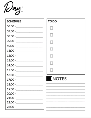 This FREE Printable Daily Planner with Time Slots Will Make Life SO ...