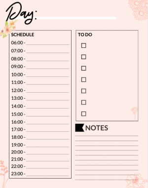 This FREE Printable Daily Planner with Time Slots Will Make Life SO ...