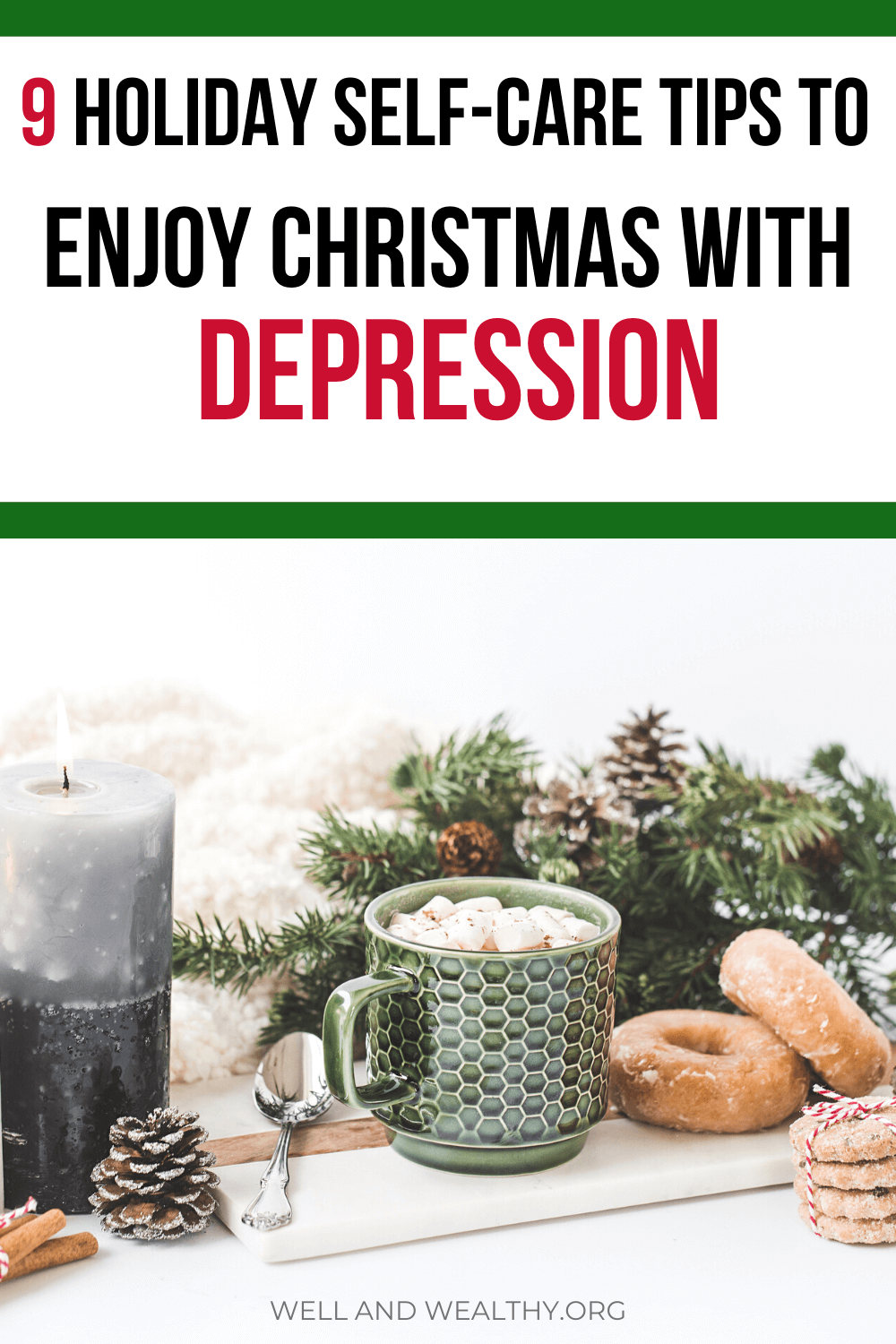 Feeling anxious about the Holidays? Worried about your mental health and depression during Christmas? But you still want to enjoy the Holidays and have a magical Christmas? Then this post is for you! It explains how to cope with depression during the holidays, Christmas sel-fcare, how to cope with Christmas, Christmas stress relief and so much more. If you want to do more than just survive this holiday period then check out these 9 tips!