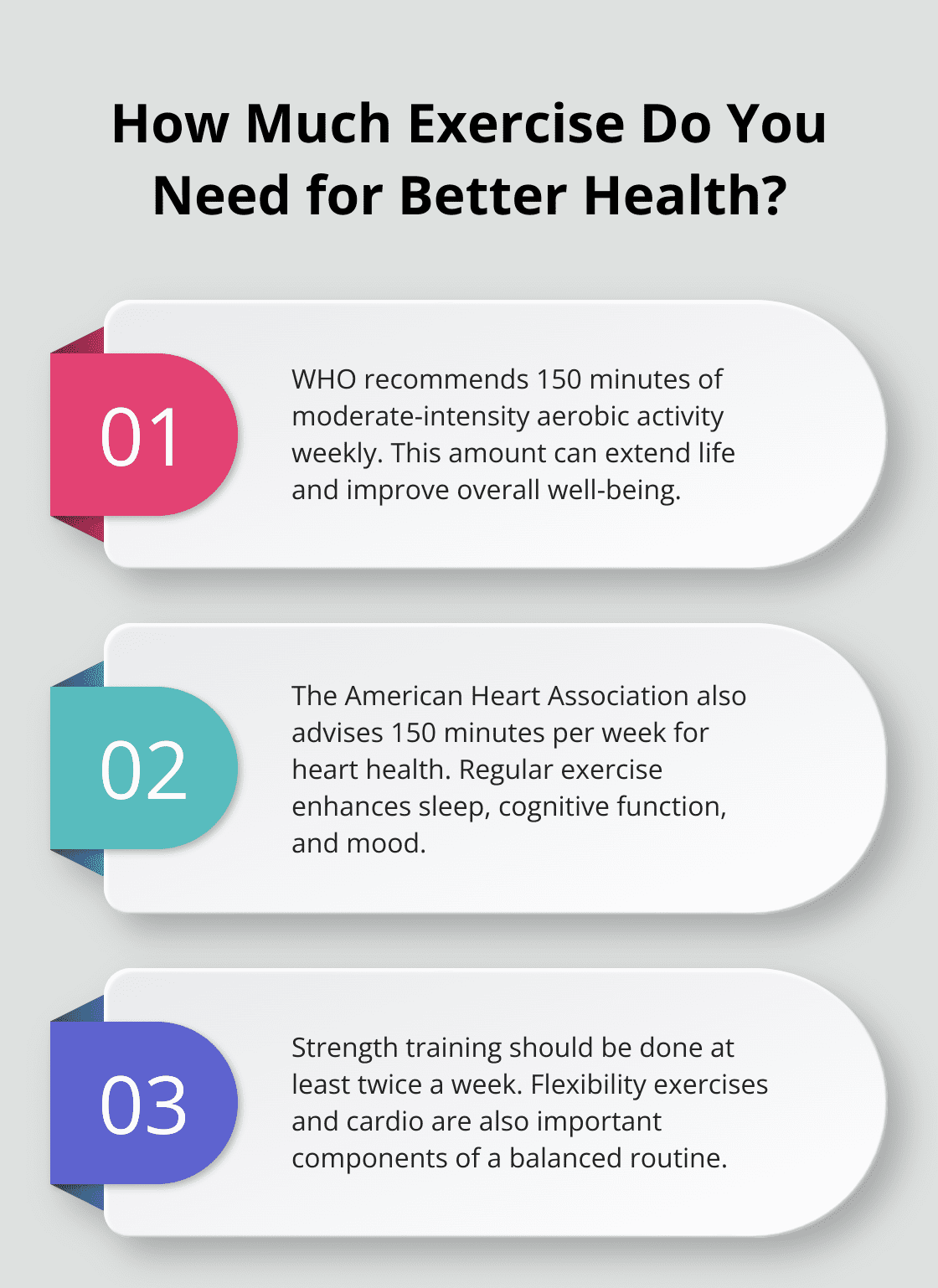 Infographic: How Much Exercise Do You Need for Better Health? - best wellness tips