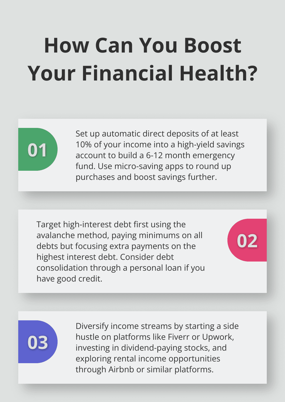 Infographic: How Can You Boost Your Financial Health?