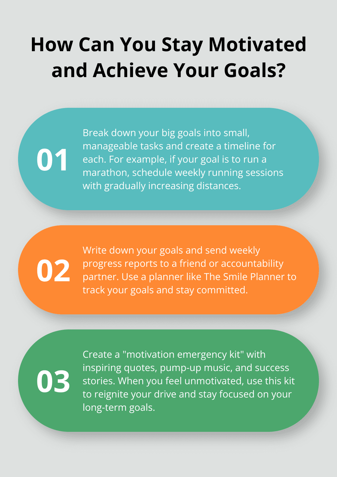 Infographic: How Can You Stay Motivated and Achieve Your Goals?